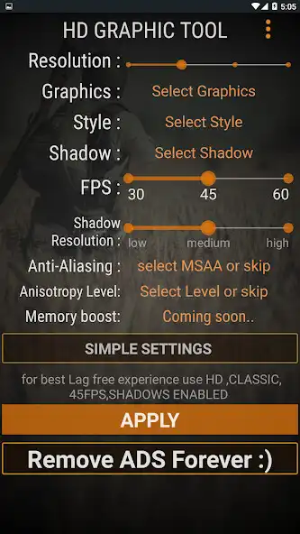 Play HD Graphics Tool [NO BAN]  and enjoy HD Graphics Tool [NO BAN] with UptoPlay